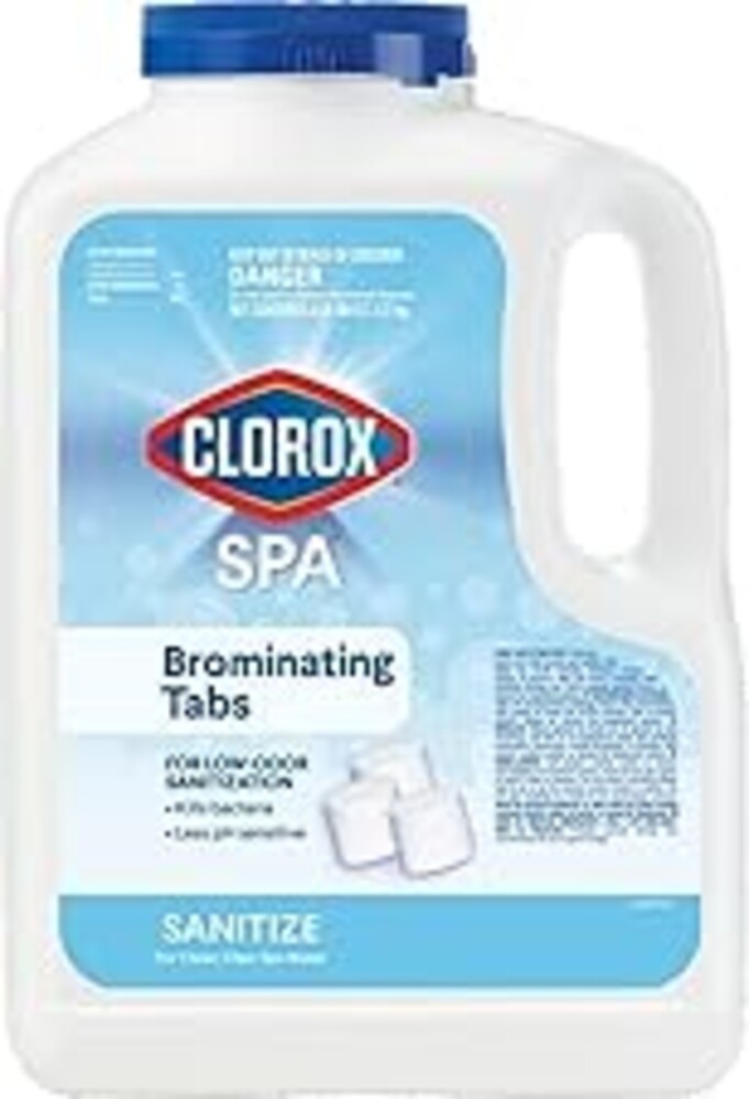 Clorox® Pool&Spa™ Spa Bromine Tablets- Bromine Tablets for Spa & Hot Tub, Low-Odor Sanitization, Kills Bacteria, Restores Water Clarity, Slow-Dissolving, 5LB (Pack of 1)