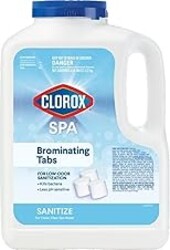 Clorox® Pool&Spa™ Spa Bromine Tablets- Bromine Tablets for Spa & Hot Tub, Low-Odor Sanitization, Kills Bacteria, Restores Water Clarity, Slow-Dissolving, 5LB (Pack of 1)
