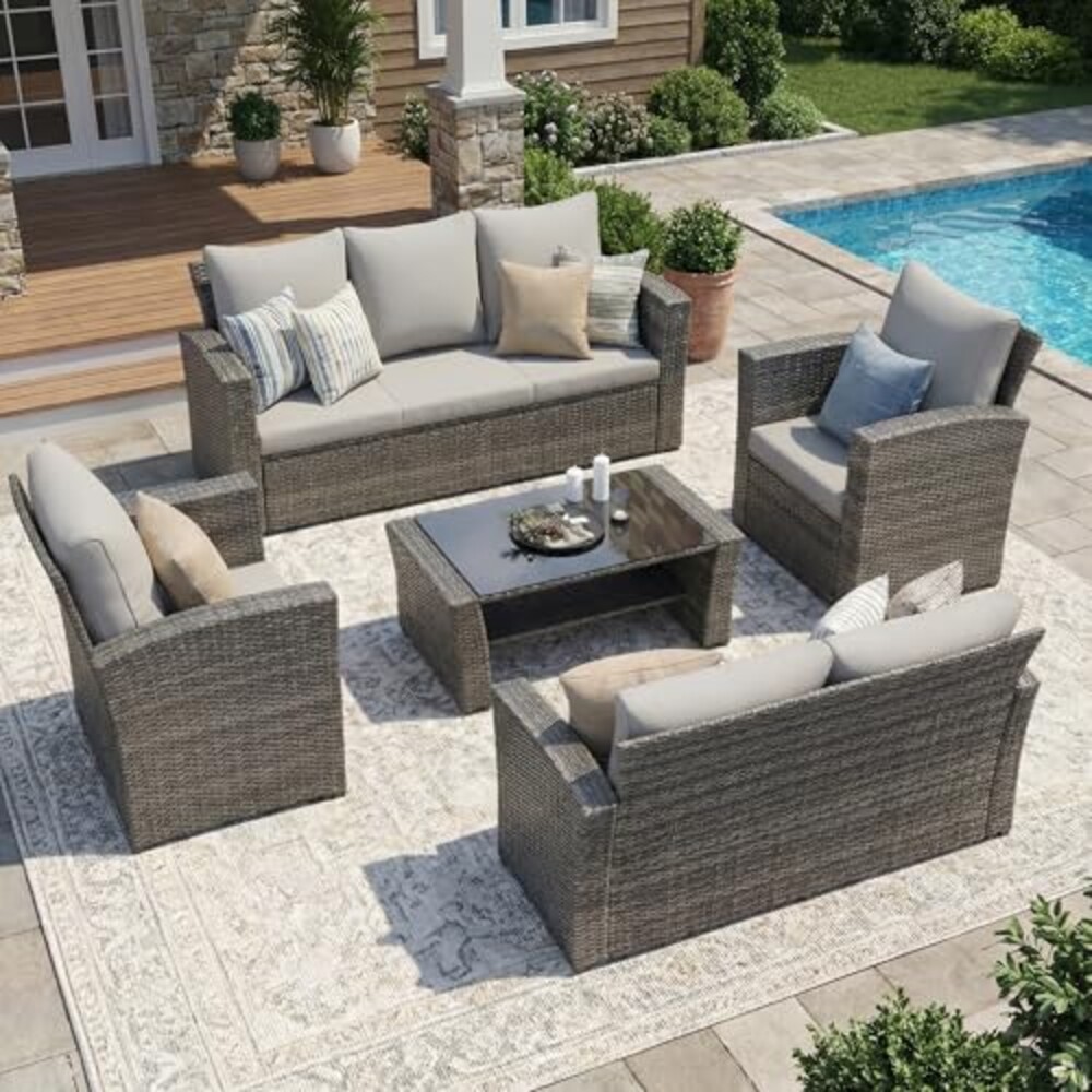 Wisteria Lane 5 Piece Patio Furniture Se