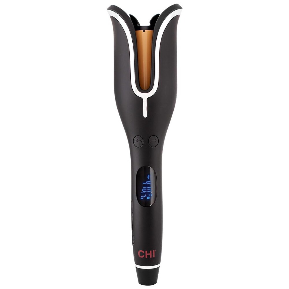 CHI Spin N Curl 1″ Ceramic Rotating Curling Iron, Adjustable Preset Heat Settings for All Hair Types, Salon-Quality Curls & Waves, Auto Shut-Off, Tangle Protection, Onyx Black