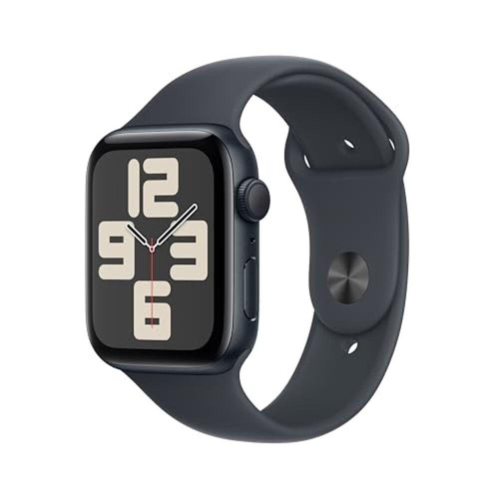 Apple Watch SE (2nd Gen) [GPS 44mm] Smartwatch with Midnight Aluminium Case with