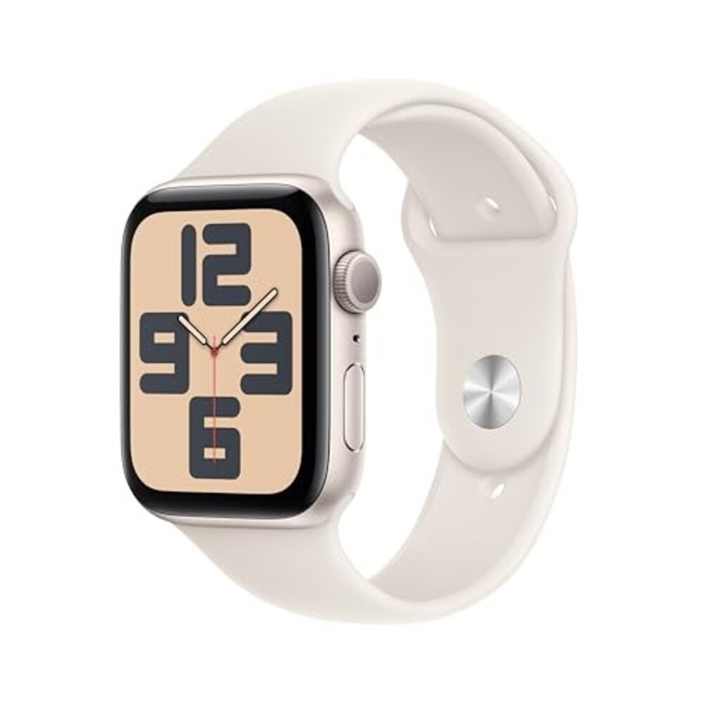 Apple Watch SE (2nd Gen) [GPS 44mm] Smartwatch with Starlight Aluminium Case