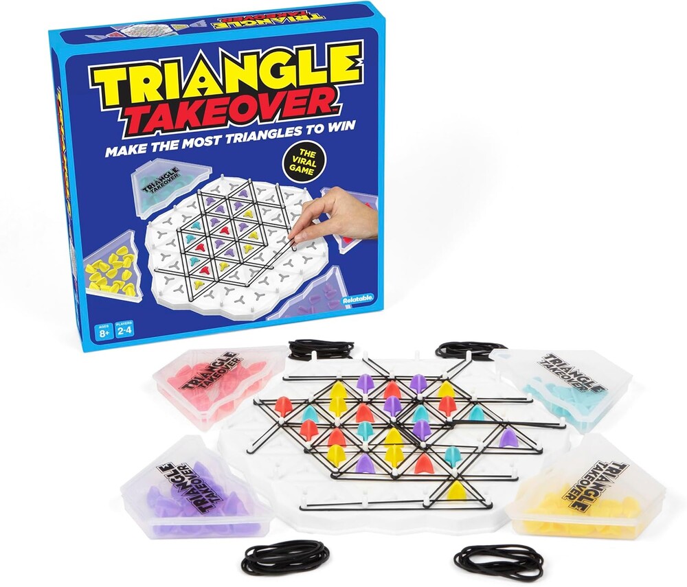 Triangle Takeover By Relatable, Exciting Brain Games for Family Gatherings, A Great Choice for Kids Board Games and Kids Party Games, Appropriate for Players Ages 8 and Up