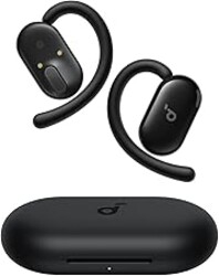 Soundcore V20i by Anker Open-Ear Headphones, Adjustable Ear Hooks, Ultra-Comfort, Snug Fit, Powerful Sound, Clear Calls, IP55