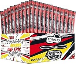 Frito Lay Jack Link's Doritos Meat Sticks, Sweet & Tangy BBQ, 0.92 oz Sticks (20 Pack)