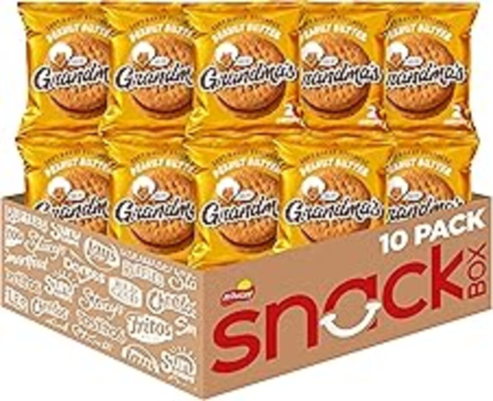 Grandma's Cookies, Peanut Butter, 2.5 Ounce (Pack of 10)