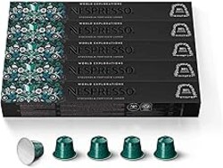Nespresso Capsules Original Line, Stockholm Fortissio Lungo, Dark Roast Coffee, 50 Count Coffee Pods