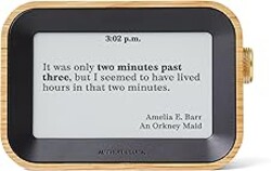 Author Clock – Literary Clock that Tells Time Using Book Quotes | Unique Gift for Book Lovers | New Quote Every Minute | Vol 1, Small