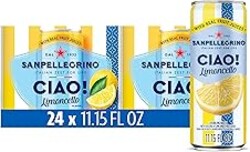Sanpellegrino Ciao Limoncello Flavored Sparkling Water, Italian Sparkling Water, 24Pk
