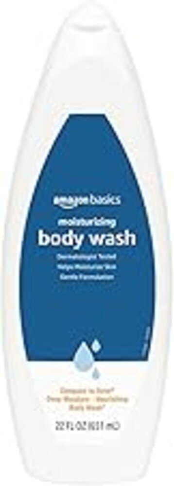 Amazon Basics Moisturizing Body Wash, Fresh Scent, Deep Moisture, Nourishing, Dermatologist Tested, 22 fl oz (1-Pack)
