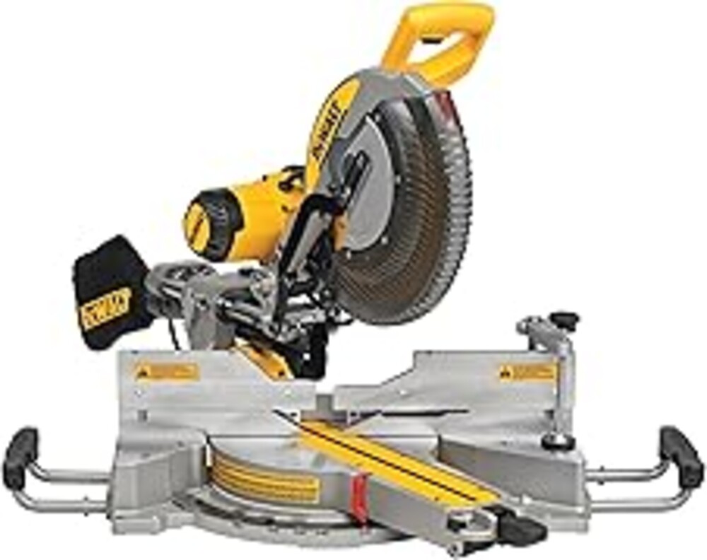 DEWALT Miter Saw, 12-inch Double Bevel Sliding Compound Miter Saw with XPS LED Shadow Light System, Includes Blade Wrench, Material Clamp and Dust Bag (DWS780)