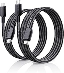 Anker USB C to USB C Cable (2Pack, 3FT),240W Type-C Fast Charging Cord for iPhone 17/16 Series,MacBook Pro 2020,iPad Air 4 and More (Black)