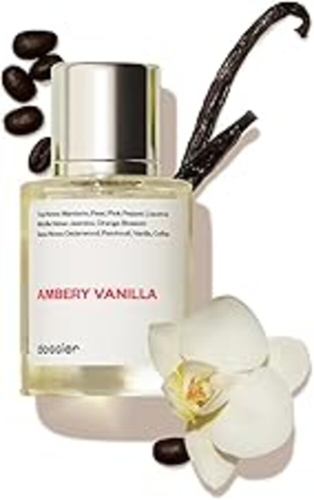 Dossier - Ambery Vanilla 1.7Oz (50ml) - Eau de Parfum - Inspired by Y S.L's B.lack O.pium - Long-lasting Fragrance - Feminine