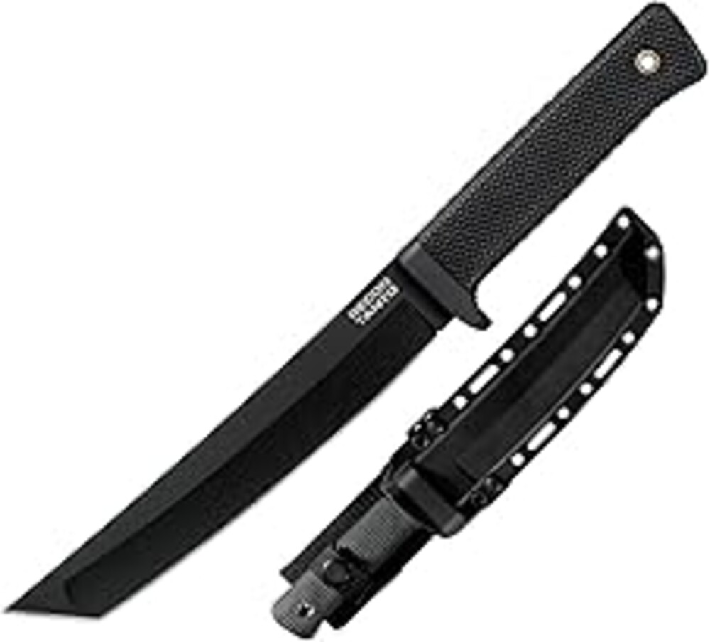 COLD STEEL Recon Tanto 7" SK-5 Razor-Sharp Blade 4.75" Kray-Ex Handle Military Tactical Fixed Blade Knife w/Secure-Ex Sheath