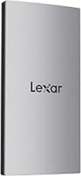 Lexar ES3 1TB External SSD, USB 3.2 Gen2 Portable SSD, PSSD Up to 1050MB/s Read, 1000MB/s Write, External Solid State Drive Compatible with iPhone 16/15 Series/Mac/PS5/XBOX/Laptop/PC, Silver
