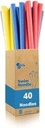 In The Swim Pool Noodles – Soft Large Foam Noodles for Extra Buoyancy - Floating Training Device, Exercise Aid, Pool Toy - 7 Color Patterns - 20 and 40 Packs