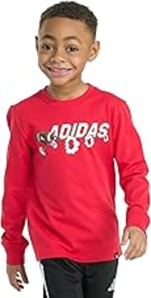 adidas Boys' Long Sleeve Sport Graphic Tee