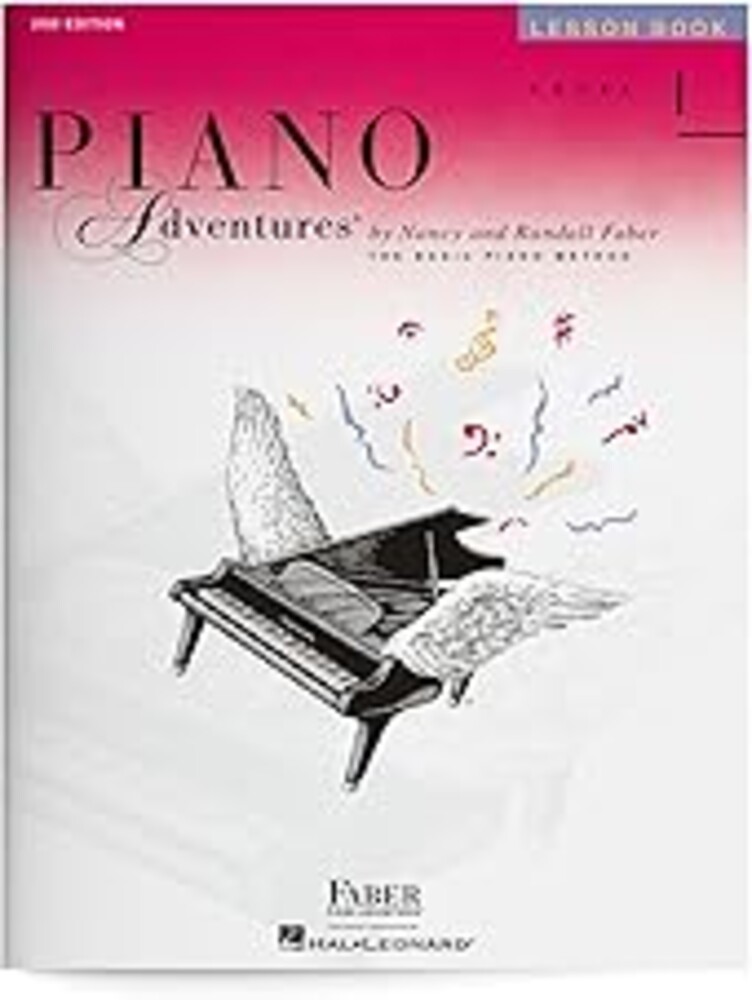 Piano Adventures: Lesson Book - Level 1, 2nd Edition | Beginner Piano Method Book | Sheet Music Songbook with Chords and Grand Staff Reading | Faber Piano Method Book for Kids and Adults
