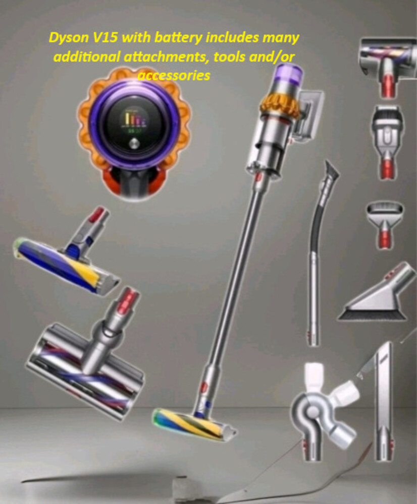 🔥 NEW/OB Dyson V15 Detect Total Clean Extra Cordless Stick Vacuum Cleaner (DRB)
