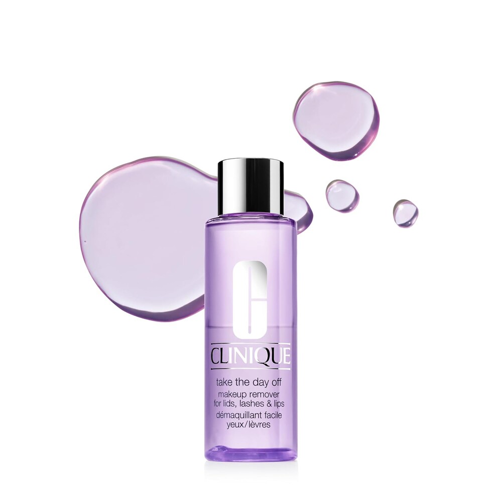 Clinique Take The Day Off Liquid Makeup Remover For Lids, Lashes, + Lips | Eye Makeup Remover | Oil Free + Non-Irritating | For All Skin Types
