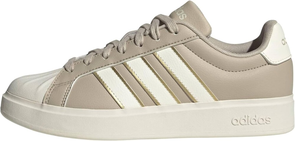adidas Womens Streettalk Lace Up Sneakers Shoes Casual - Black