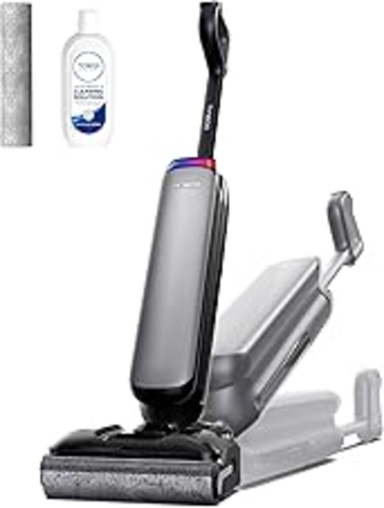 Tineco Wet Dry Vacuum Cleaner 22kPa Suction Floor Cleaner Mop, 50 Min Runtime, iLoop Smart Sensor, DualBlock Anti-Tangle Design, 185℉ Flashdry, Dual-Edge Cleaning, 180° Lay-Flat, Floor One S7 Artist
