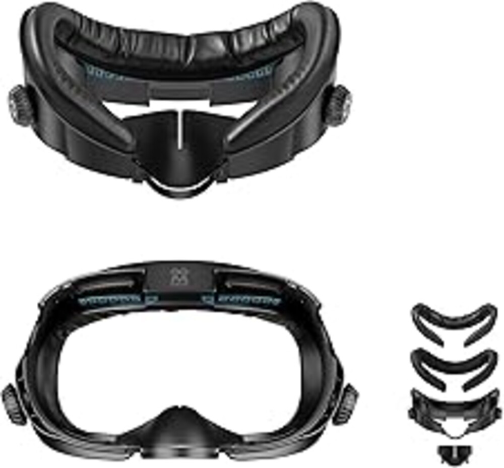 AMVR FC4 Upgraded Face Cover Pad Facial Interface Compatible with Meta/Oculus Quest 3 Accessories, with Knob Adjustable, NOT Compatible with Meta Quest 3S (Better for Halo Head Strap)