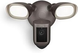 Ring Floodlight Cam Wired Pro, Home or business security, Retinal 2K Video, Color Night Vision and Two-Way Talk with Audio+, Dark Bronze