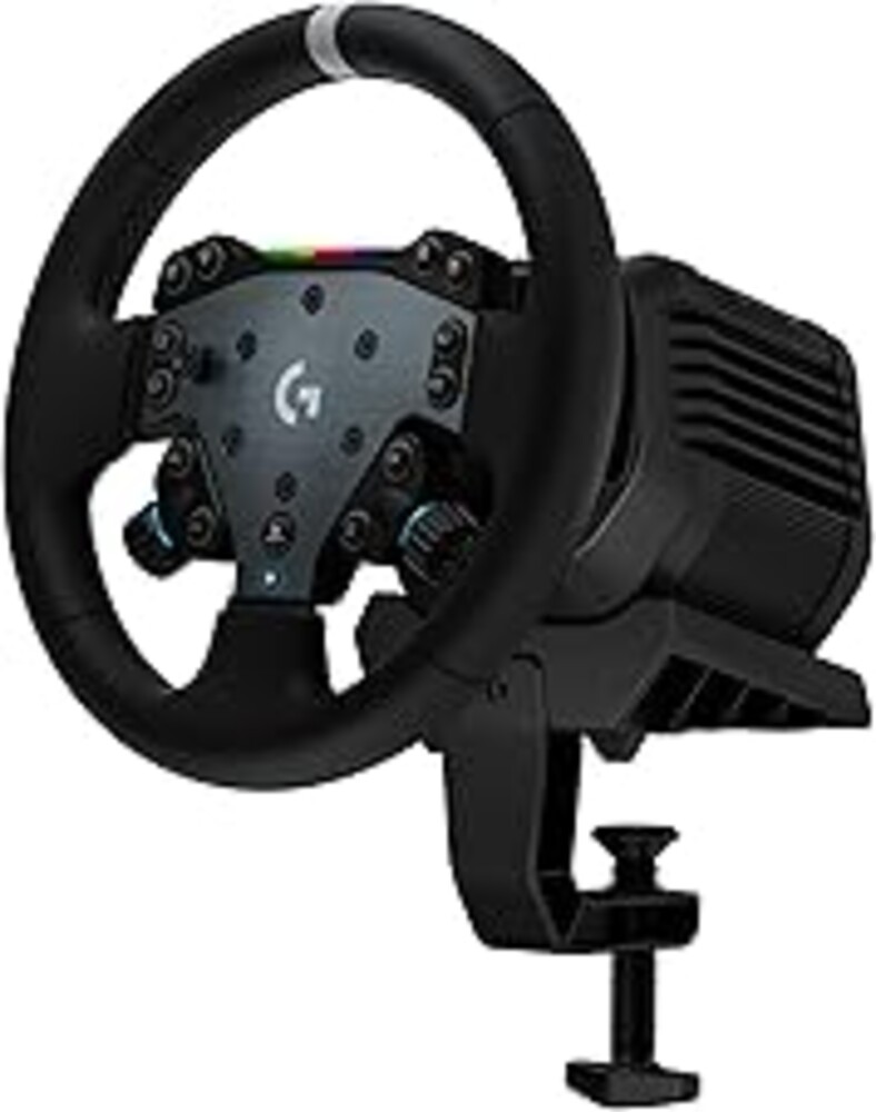 Logitech G RS50 Racing Wheel, Hub, and Base for PS5/PS4/PC: 8 Nm Direct Drive, 11 inch Wheel, 13 Buttons, Adjustable Paddle Shifters, TRUEFORCE Force Feedback Integration with Major Titles - Black