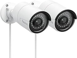 REOLINK 5MP PoE Security Camera, Outdoor Indoor Surveillance for home, Person/Vehicle/Pet Detection, Time-Lapse, 100ft IR Night Vision, Work with Smart Home, support 512GB SD Card, RLC-510A(Pack of 2)