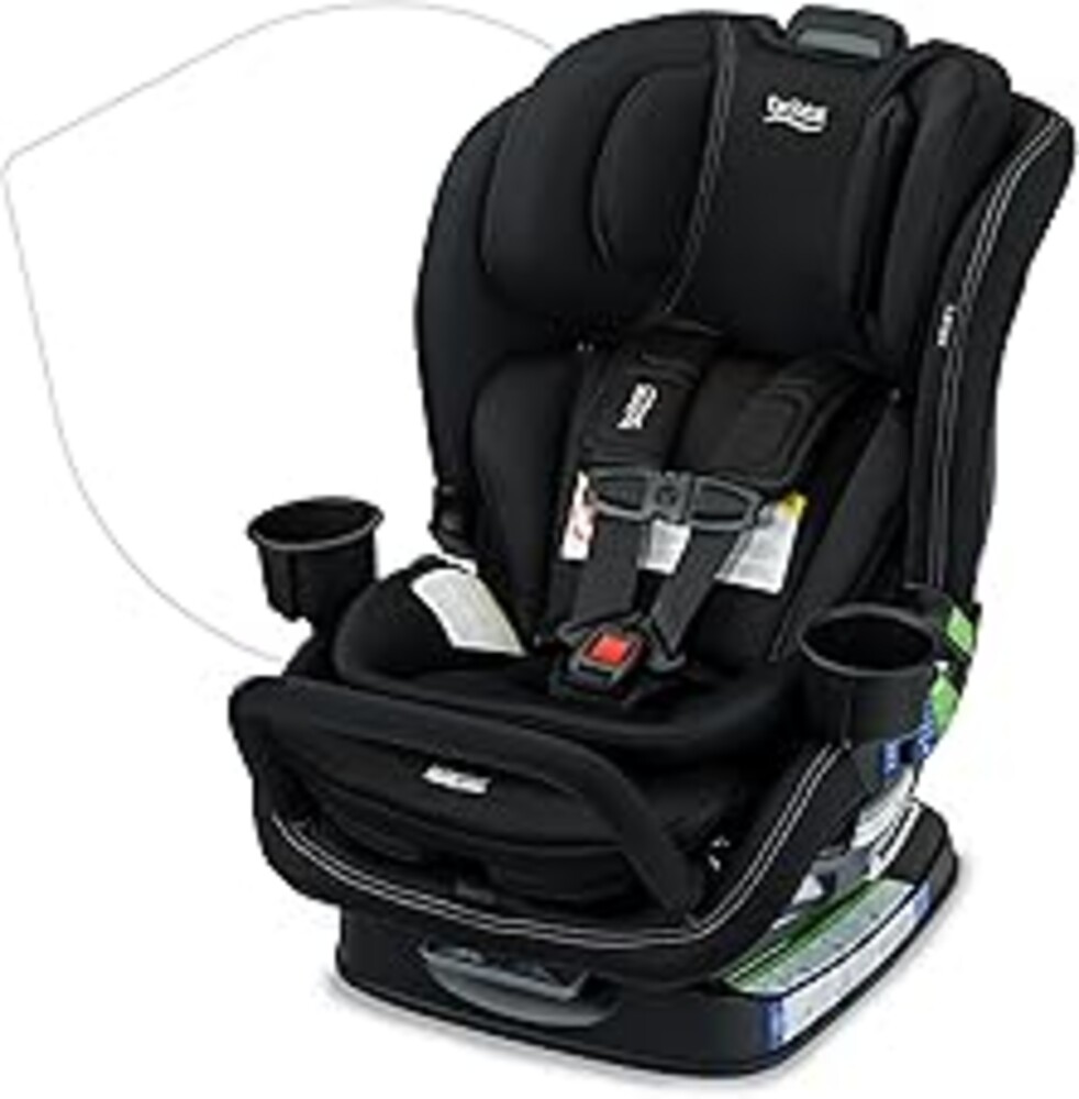 Britax Poplar S Convertible Car Seat, 2-in-1 Car Seat with Slim 17-Inch Design, ClickTight Technology, Onyx