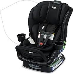 Britax Poplar S Convertible Car Seat, 2-in-1 Car Seat with Slim 17-Inch Design, ClickTight Technology, Onyx