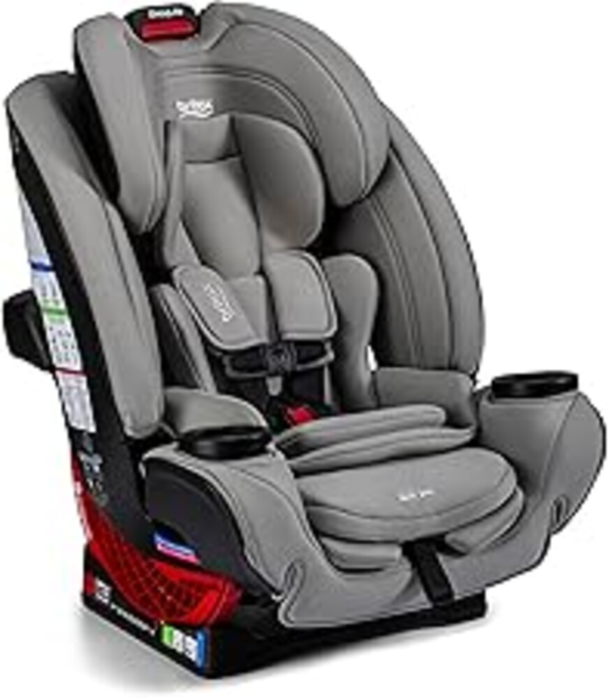 Britax One4Life All-in-One Car Seat, Up to 10 Years of Use, Rear Facing, Forward Facing, & Booster Modes, Extended Rear-Facing, ClickTight Installation & Breathable SafeWash Fabrics — Mineral Gray