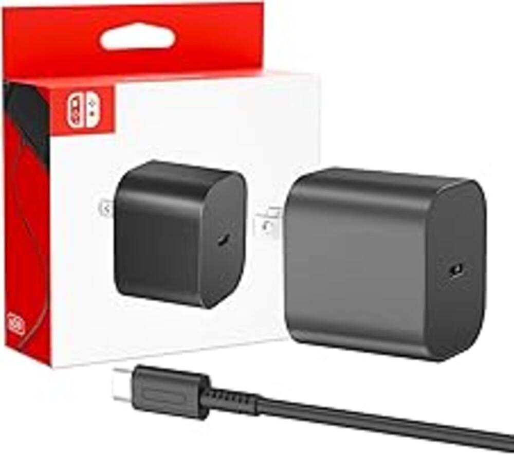 Charger for Nintendo Switch 2-20V 3A 60W AC Adapter Fast Charging with 5ft USB C Cable - Compatible with Switch/OLED/Lite/Steam Deck - Support 4K TV Mode - Original Quality