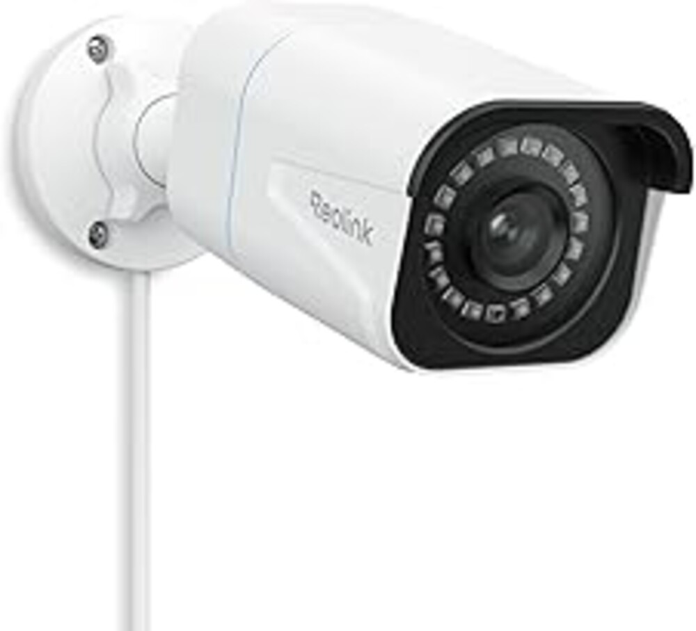 REOLINK 4K/8MP Wired Security PoE IP Camera, Human/Vehicle/Pet Detection, Time-Lapse, 100ft IR Night Vision, Work with Smart Home, Up to 512GB microSD Card, Outdoor/Indoor Surveillance, RLC-810A