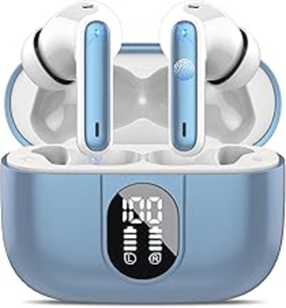Csasan Ai Translation Earbuds Real Time,3-in-1 Buletooth 5.3 Translator Earbuds with 6 Translation Modes/164 Languages,No Subscription Required Translatior Headphones, Blue