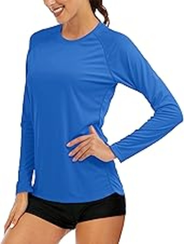 MAGCOMSEN Women's Long Sleeve Shirts UPF 50+ Sun Protection Shirts for Hiking Fishing Workout Rash Guard