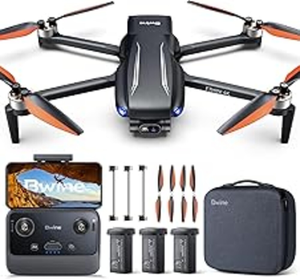 Bwine F7MINI 4K Video 8K Photo Drones with Camera for Adults, 3-Axis Gimbal EIS, 96Mins, 249g FAA-exempt, Over 6KM Transmission, Al GPS Smart Return, Follow, Waypoint, Orbit Fly, Better for Beginner