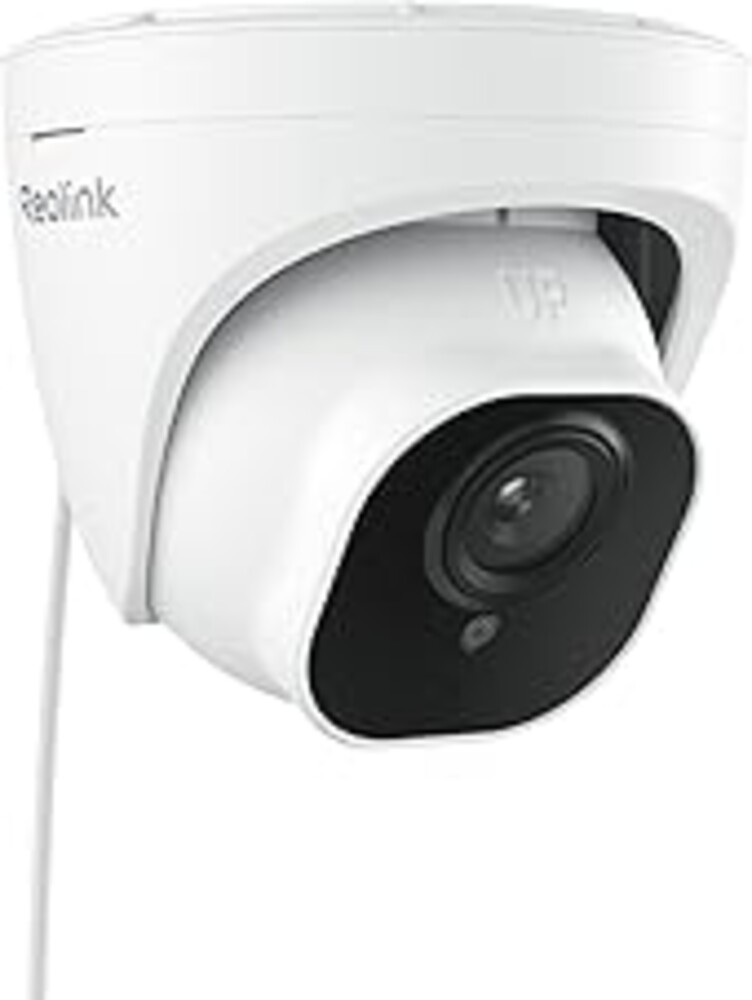 REOLINK Wired Security Camera Outdoor, IP PoE Dome Surveillance Camera, Smart Human/Vehicle Detection, Work with Smart Home, 100ft 5MP HD IR Night Vision, Up to 512GB microSD Card, RLC-520A