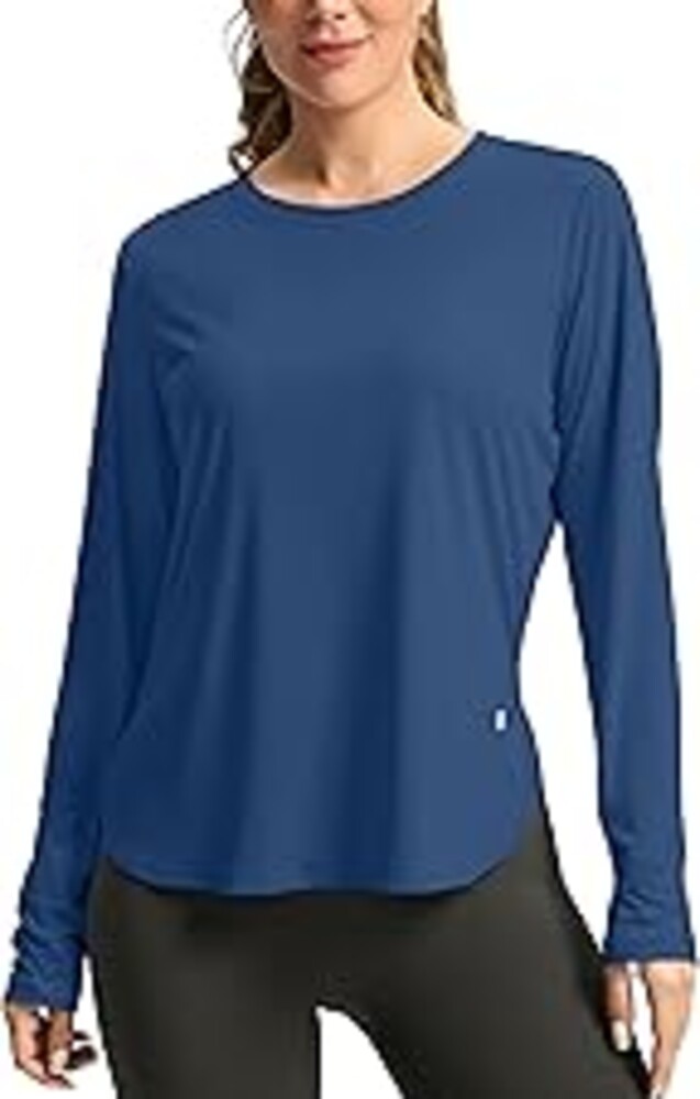 Women's Sun Shirts UPF 50+ Long Sleeve UV Protection Shirt Lightweight Quick Dry Workout Hiking Tops for Women