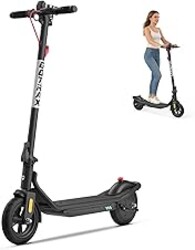 Gotrax Electric Scooter for Adults, Max 12 Mile Range & 15.5Mph by 250W Motor, 8.5" Front Air & Rear Solid Tires, Max Load 220lbs & Big Display with Cruise Control, Foldable EScooter EABS & Drum Brake