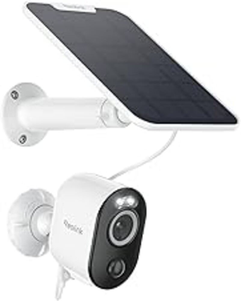 REOLINK Security Cameras Outdoor Wireless WiFi, Argus 3 Pro+Solar Panel with 5MP Color Night Vision, 2.4G/5Ghz WiFi, Non-Stop Solar Powered, Human/Vehicle Detection, Home Hub Compatible
