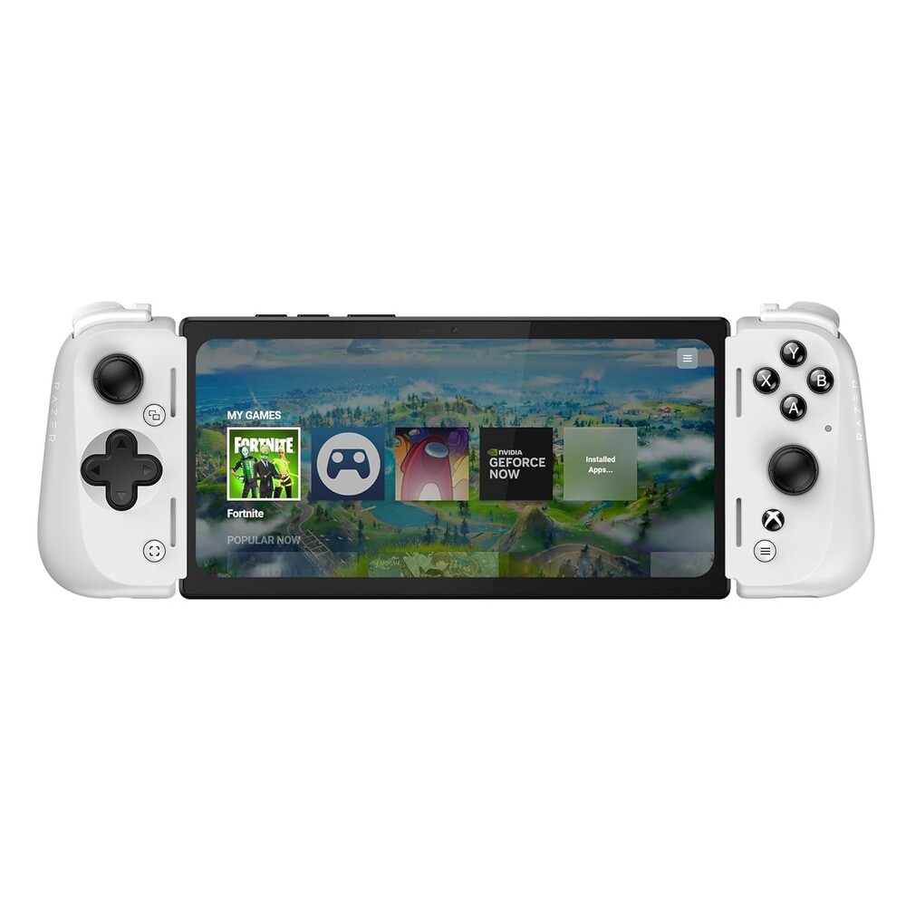 Razer Kishi V2 Pro Mobile Gaming Controller Xbox Edition for Android: HyperSense Haptics - Universal Fit - Stream PC & Xbox Games - Play Touchscreen Only Games - White