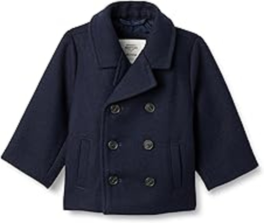 Amazon Essentials x Sofia Grainge Toddler and Baby Boys' Wool Blend Double Breasted Coat