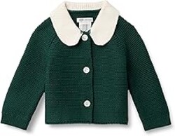 Amazon Essentials x Sofia Grainge Unisex Toddlers and Babies' Peter Pan Collar Sweater Jacket