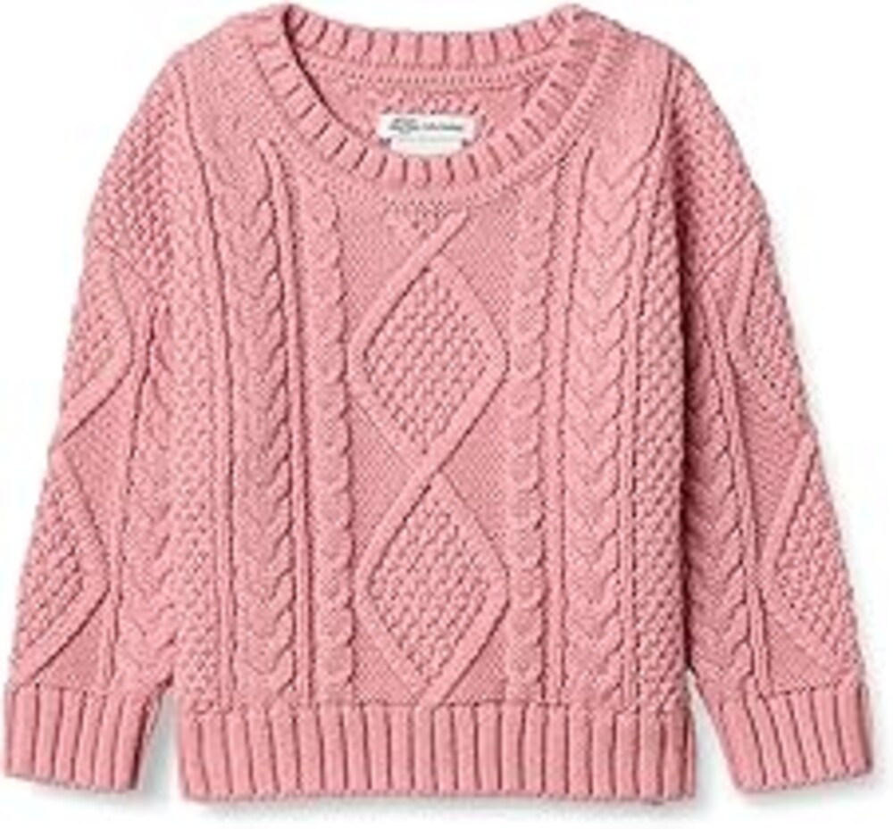 Amazon Essentials x Sofia Grainge Babies, Toddlers and Boys' Cable Crewneck Sweater