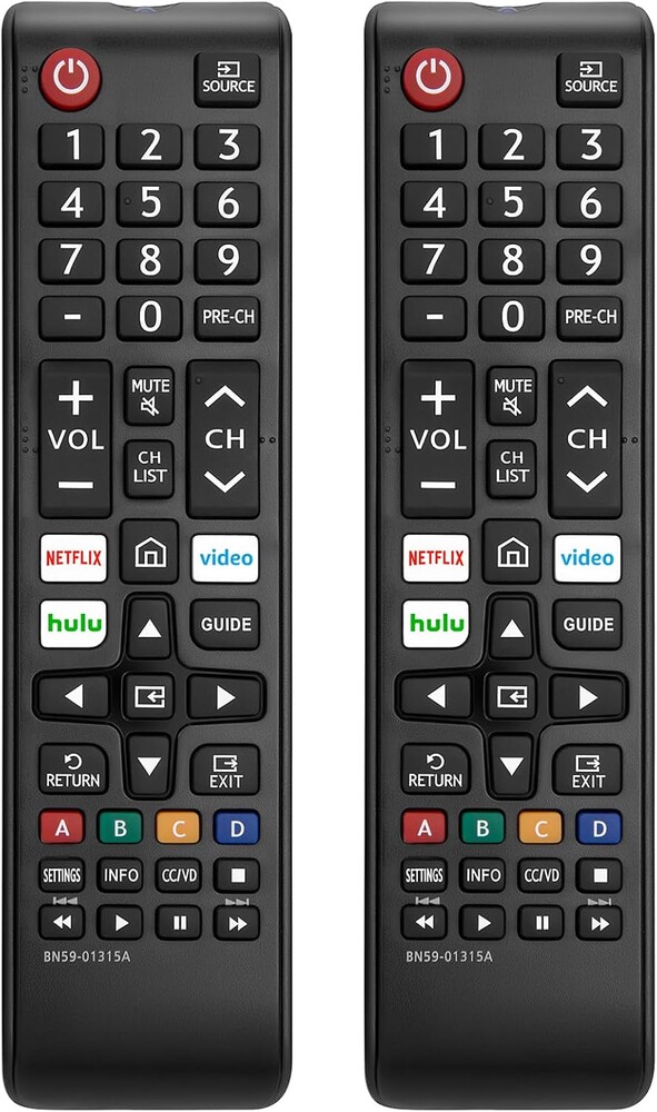 【Pack of 2】 New Universal Remote for All Samsung TV Remote, Replacement Compatible for All Samsung Smart TV, LED, LCD, HDTV,