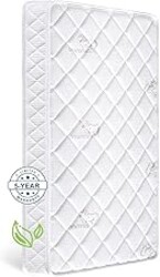 Letmxiu Premium Crib & Toddler Mattress,100% Knitted Fabric, Premium Fleece Surface-Hypoallergenic, 5" Thick Firm Soft Crib Mattress, Non-Toxic - Fits Standard Cribs & Toddler Beds