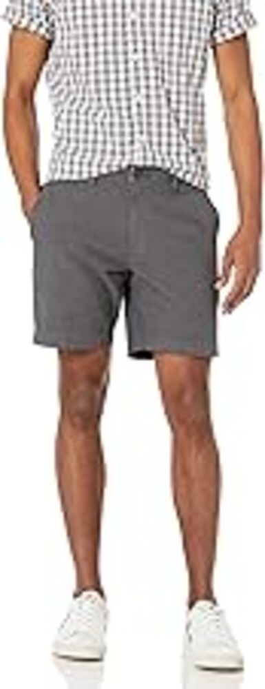 Amazon Essentials Men's Slim-Fit 7" Lightweight Comfort Stretch Oxford Shorts with Tapered Leg
