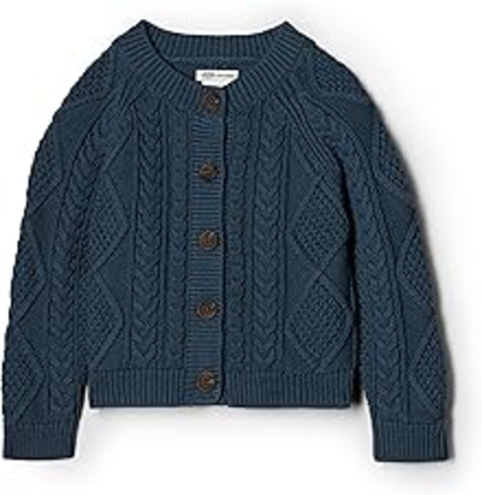 Amazon Essentials x Sofia Grainge Unisex Toddlers and Babies' Cable Knit Fisherman Cardigan Sweater